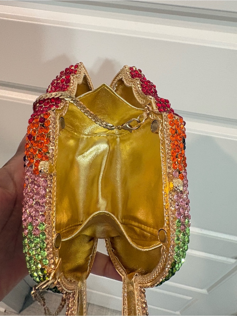 Crystal-Embellished Multicolor Ice Cream Pop Crossbody Bag - Unbranded - Picture 2 of 6